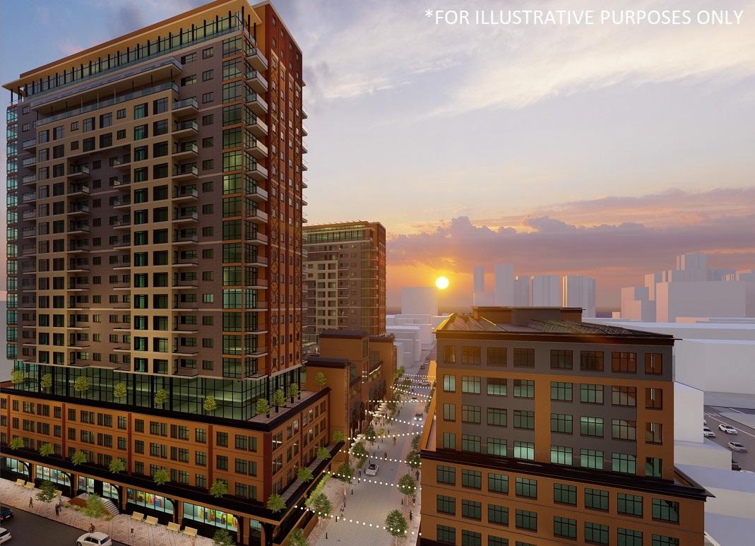 500M highrise revamp planned for Jersey City's Holland Gardens public